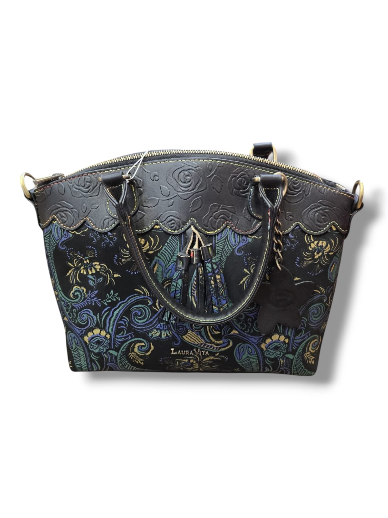 Sac à main Laura Vita – Élégance florale et originalité