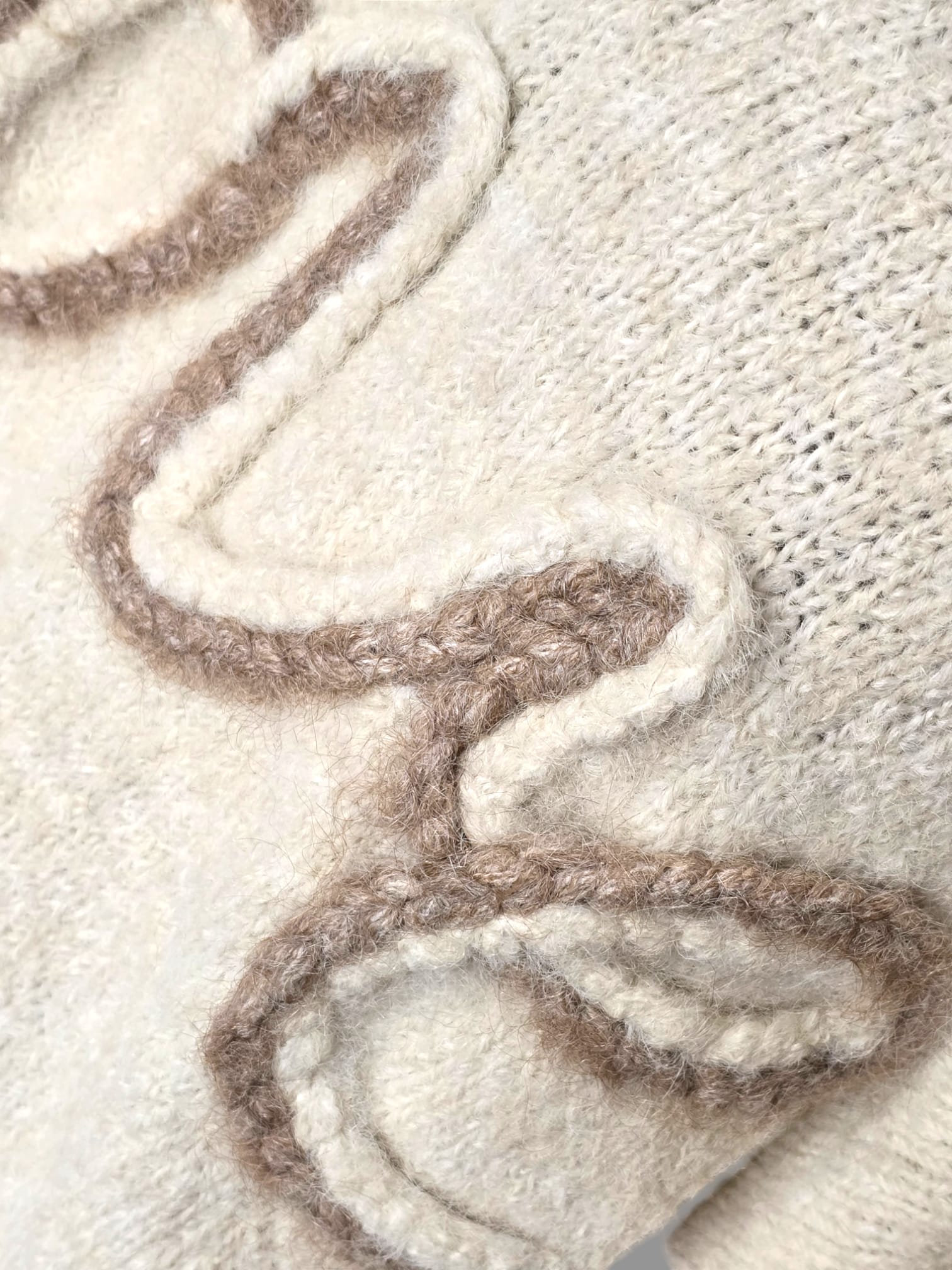 Pull over écru "LOVE"