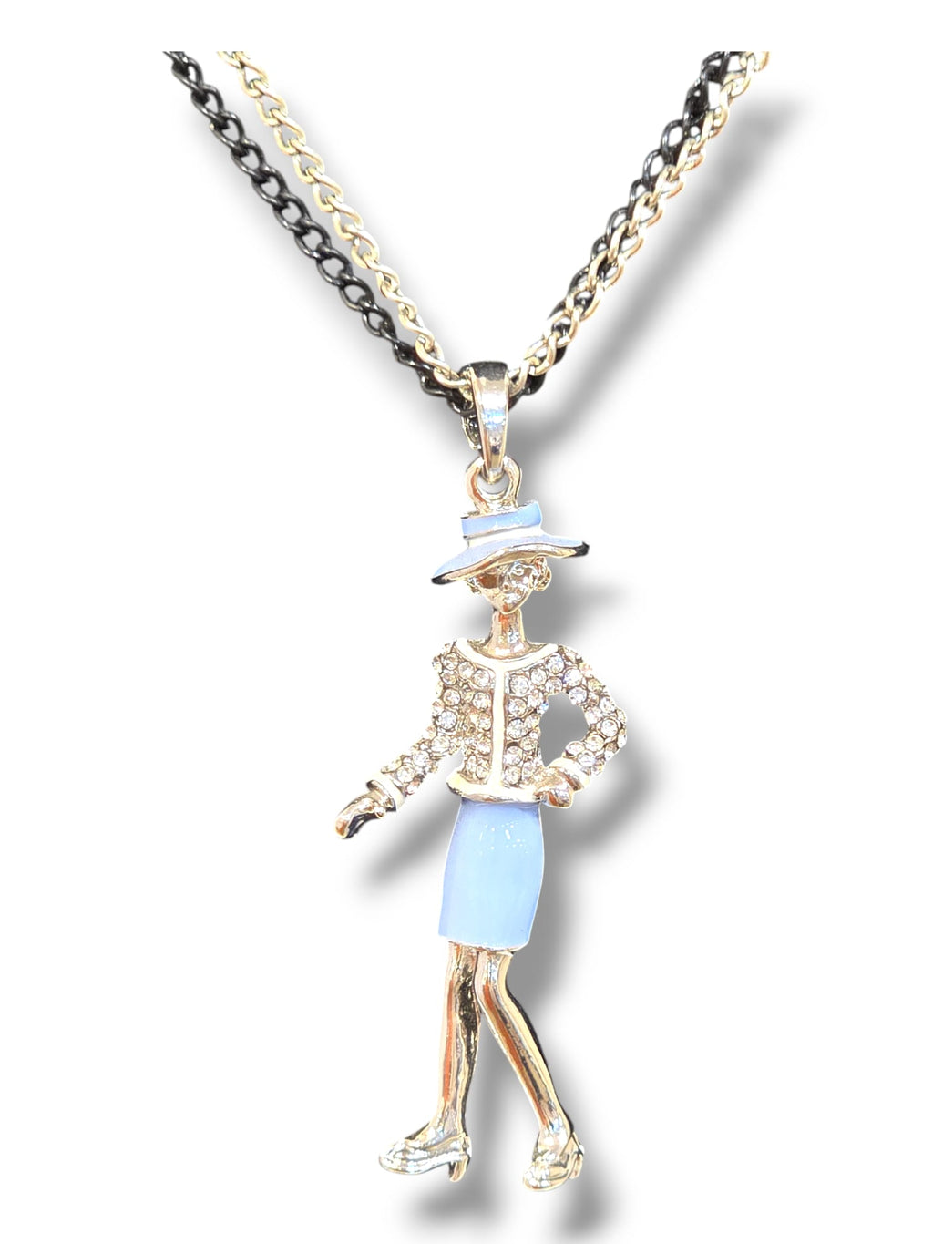 Collier fantaisie pendentif « Femme »