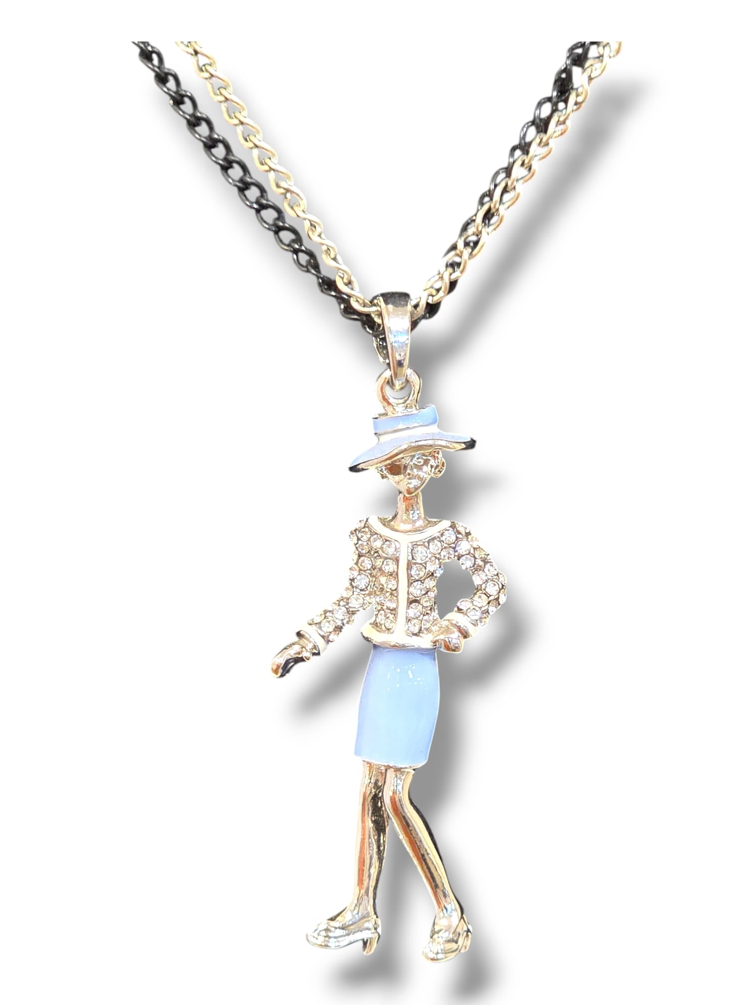 Collier fantaisie pendentif « Femme »
