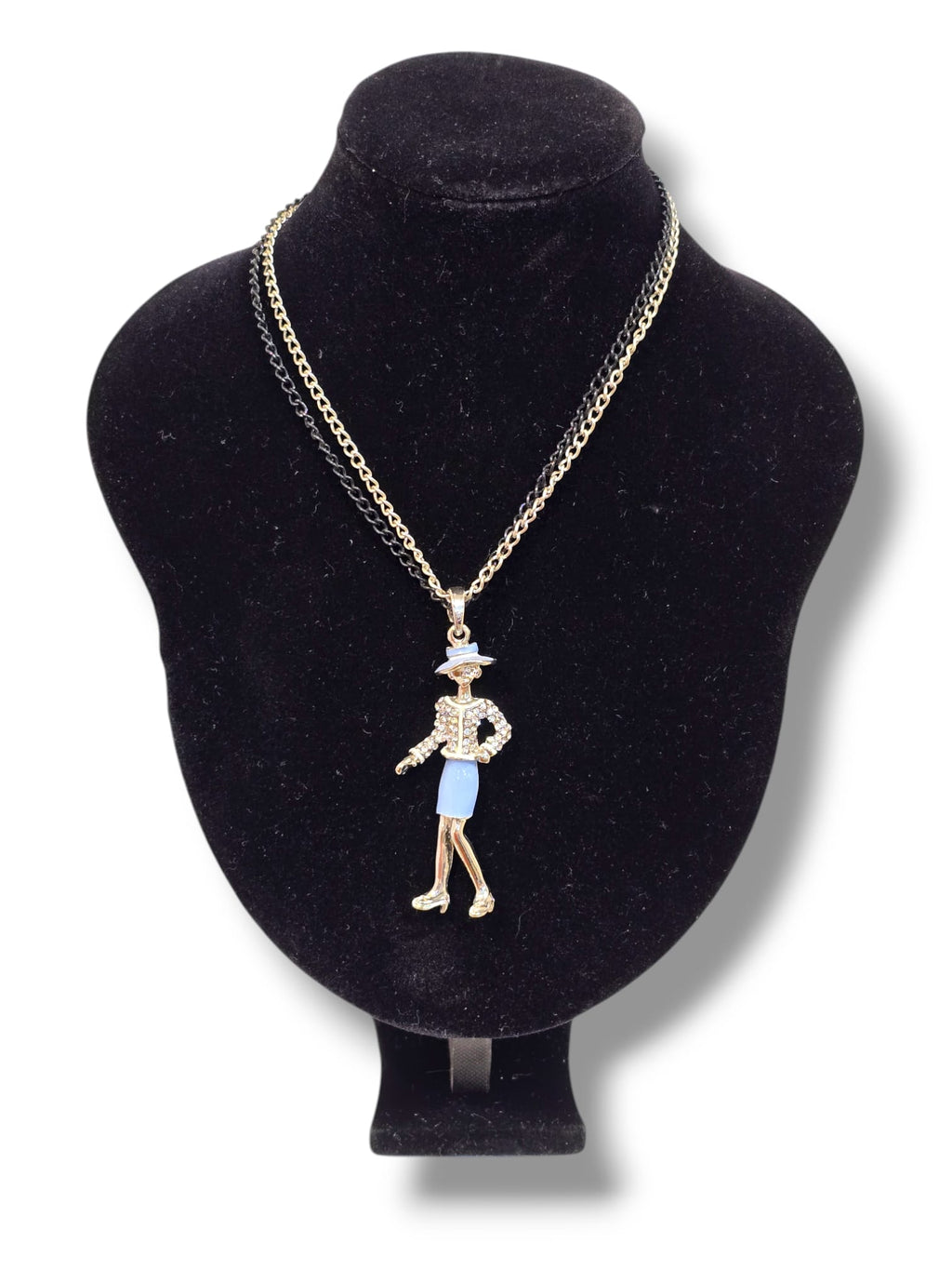 Collier fantaisie pendentif « Femme »