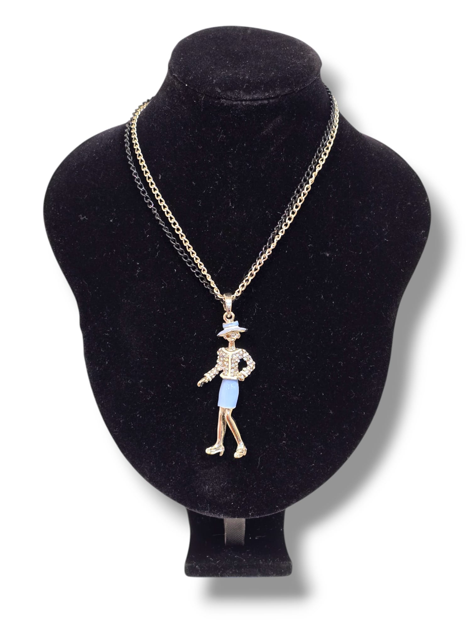 Collier fantaisie pendentif « Femme »