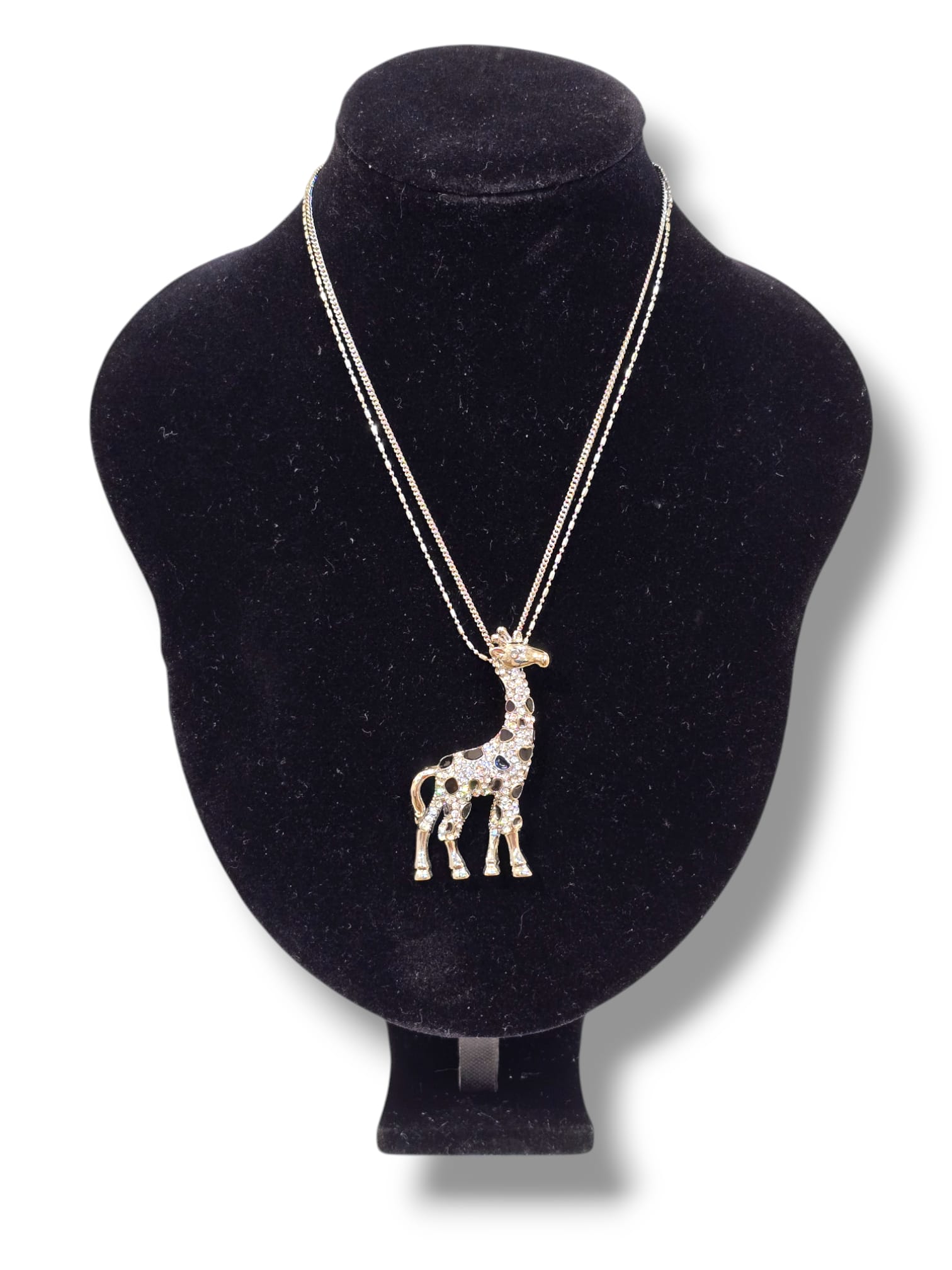 Collier fantaisie pendentif « Girafe »