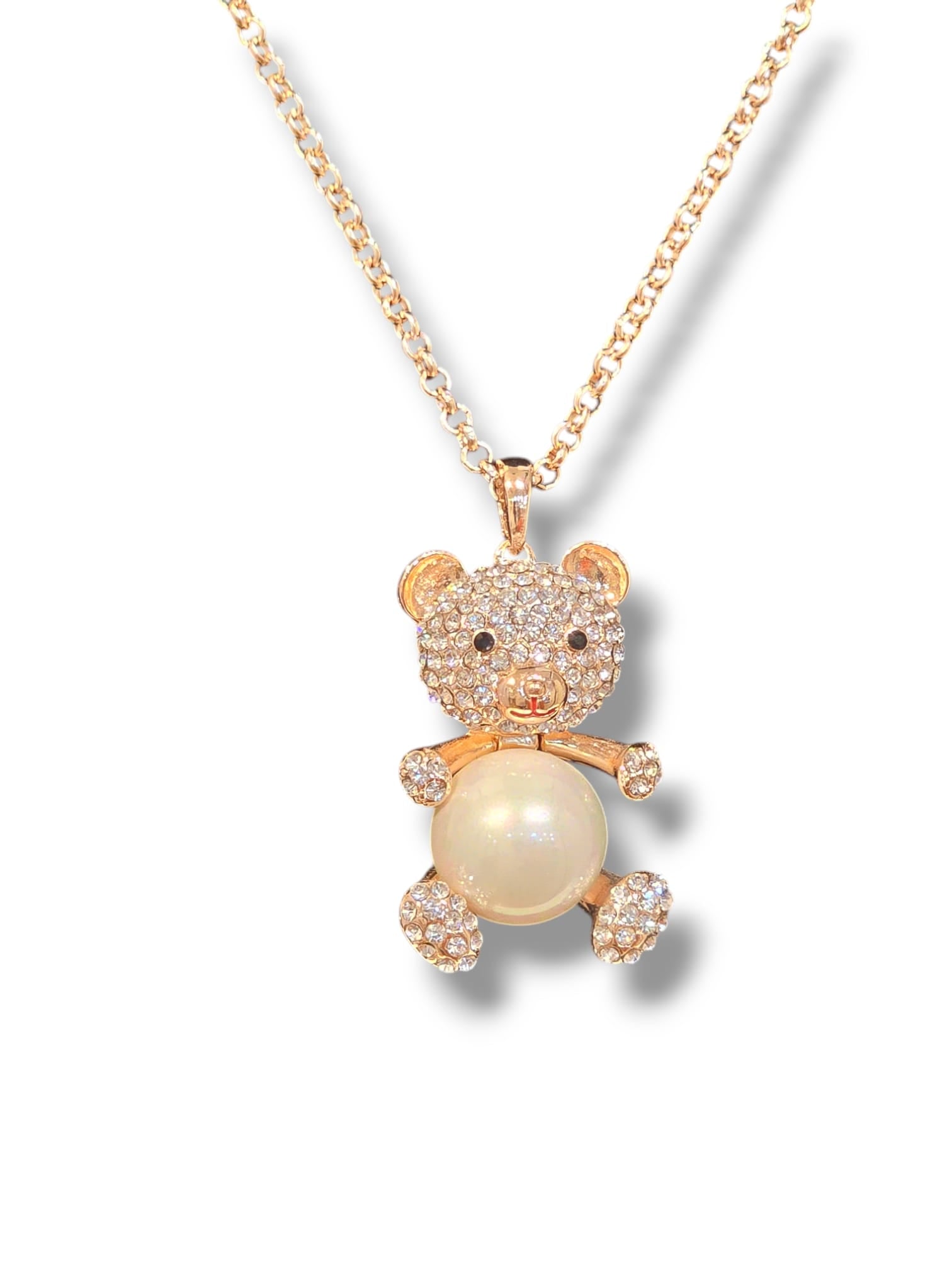 Collier fantaisie pendentif « Ourson »