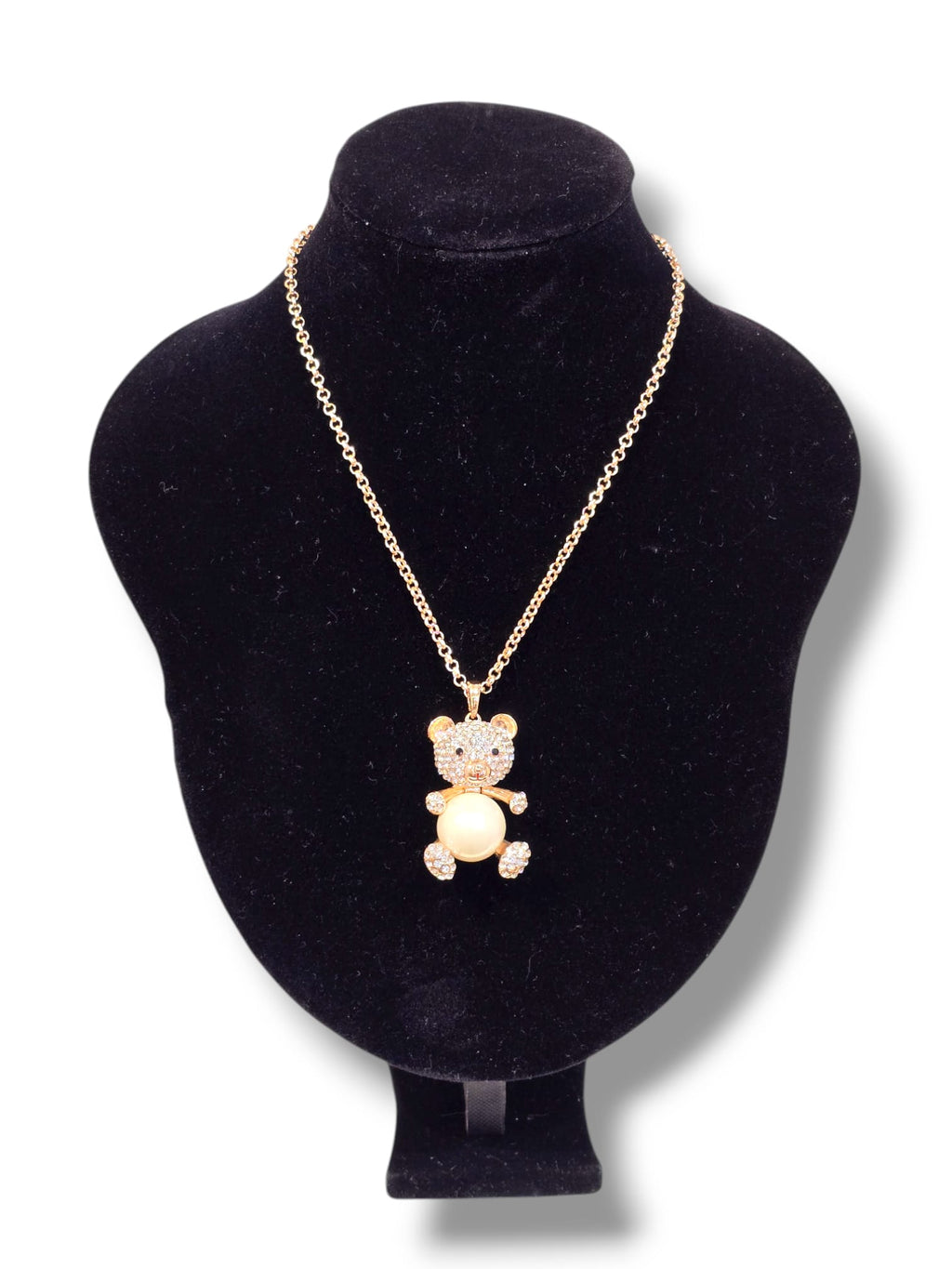 Collier fantaisie pendentif « Ourson »