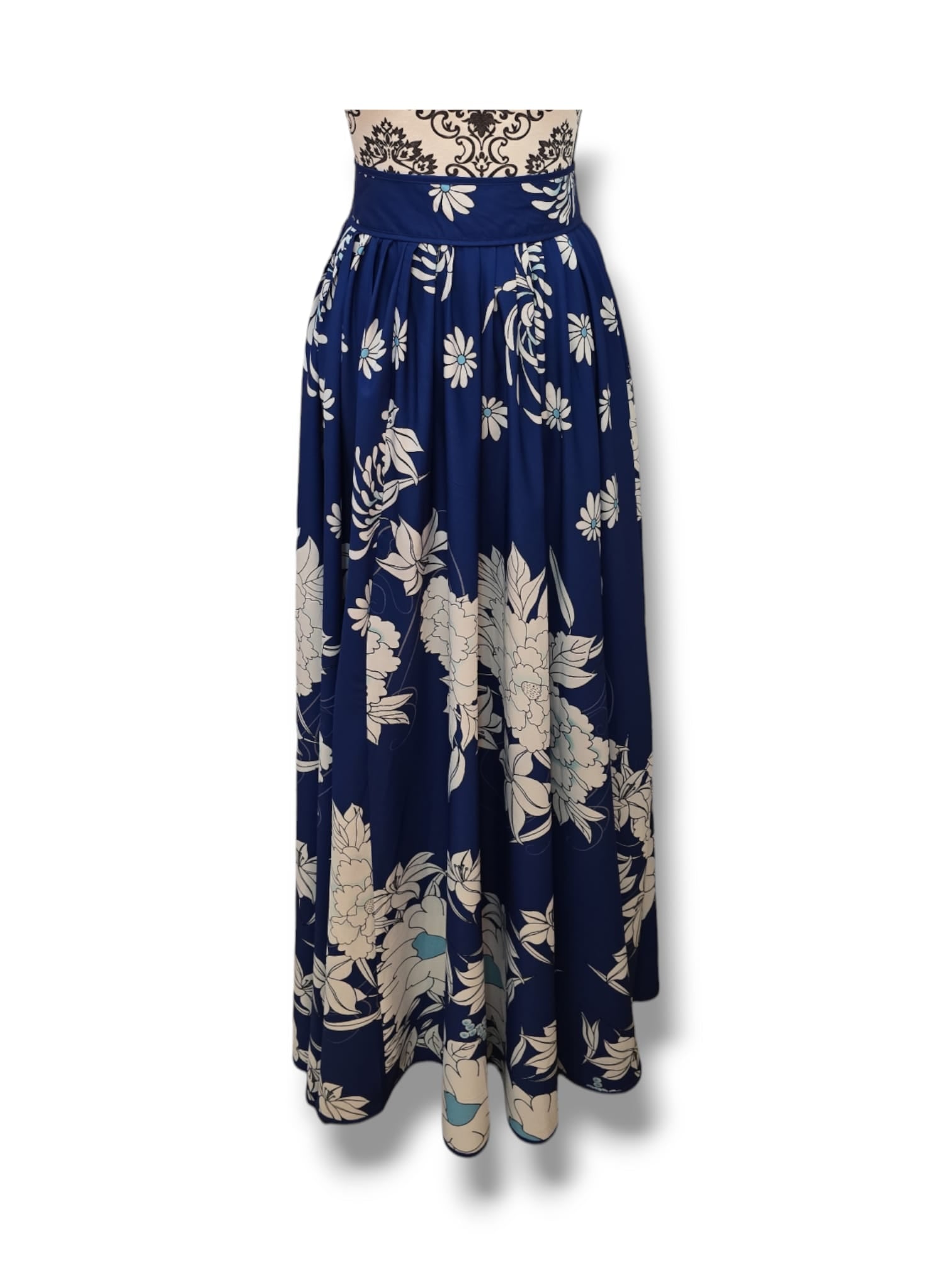 Jupe longue taille haute